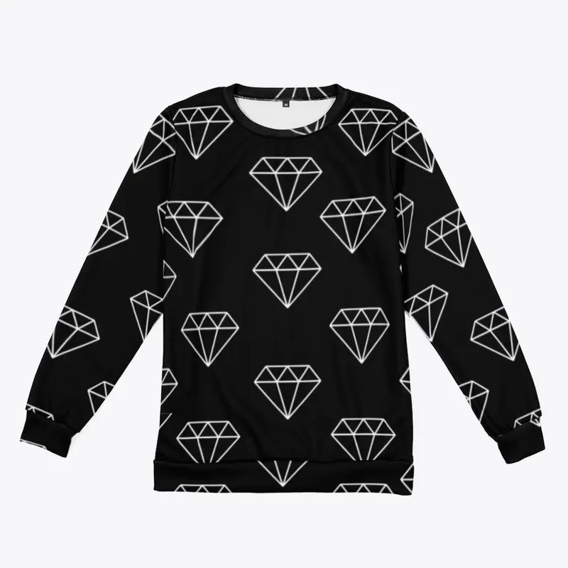 Black & White Bling Pullover